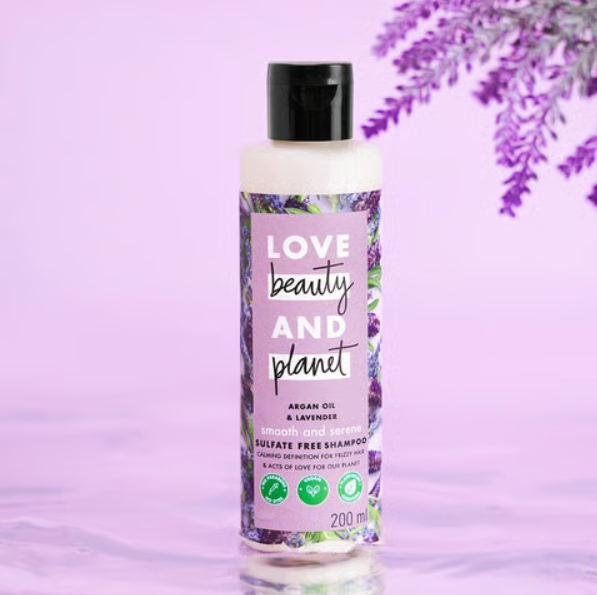 Love Beauty & Planet Argan Oil and Lavender Shampoo